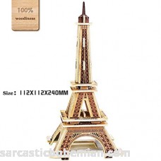O-Aesir 3D DIY Wooden Puzzles Eiffel Tower Model Toy and Hobby for Kids B013FMAKAO